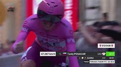 Cycling - Giro d'Italia 2024 - Tadej Pogacar wins stage 7 and Time Trial in front of Filippo Ganna, 