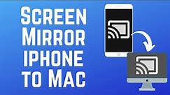How to Mirror iPhone Screen to Mac - Quick, Easy & Wireless! 2024