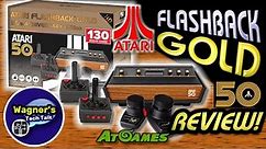 ATARI Flashback GOLD 50th Anniversary VCS/2600 by AtGames with NEW Firmware