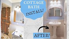 Small Cottage Bath DEMO & INSTALL ~ Budget Makeover Pt 2