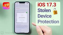How to Use the New Stolen Device Protection Feature on iPhone iOS 17.3 (2024)