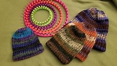 Loom Knitting a Brimmed Hat - Full Tutorial!
