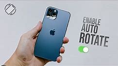 How to Turn on Auto Rotate on an iPhone (tutorial)