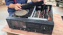 Sansui power amplifier restoration // Repair & revive faulty Sansui power amp