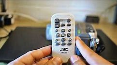 How to use JVC Everio Remote Control Tutorial