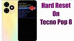 Hard Reset Tecno Pop 8 | Factory Reset Remove Pattern/Lock/Password (How to Guide)