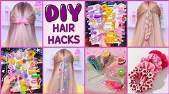 12 DIY Cute Hair Pins and Scrunchies - Hairstyles Hacks, Hair Wrap and more…