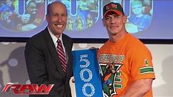 A special look at John Cena's 500th Make-A-Wish: Raw, Aug. 24, 2015