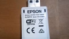 How to setup projector EPSON EB-X05 using ELPAP10 wireless LAN device Part 1