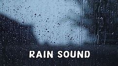 Rain Sound On Window with Thunder Sounds For Sleep, Meditation, Work and Study, Relax