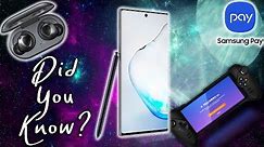 Galaxy Note 10 Plus: 10 Features You Didn't Know