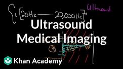 Ultrasound medical imaging | Mechanical waves and sound | Physics | Khan Academy