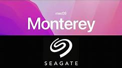 Seagate external hard drive how to set up on Mac - macOS Monterey