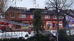 Rotenburg: Feuerwehr rettet Mann von Dach