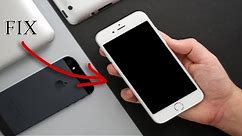 How to Fix iPhone Black Screen 6/6S/7/X Display Wont Turn On - Without Repairing