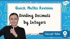How Do You Divide Decimals by Integers? | KS2 Maths Concept for Kids