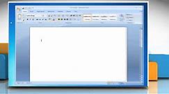 Microsoft® Word 2007: View or change add-in security settings on Windows® 7?