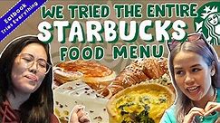 We Ranked The Entire Starbucks Food Menu! | Eatbook Tries Everything | EP 18