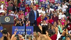 Watch NBC News live: President Trump speaks at a rally in Pennsylvania