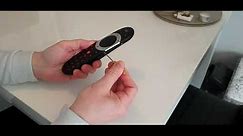 Sky Q - remote control, how to open.