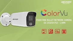 Hikvision ColorVu Mini Bullet Network Camera - DS-2CD2O47G2 - L 4MM