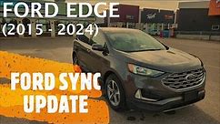 Ford Edge - HOW TO UPDATE FORD SYNC 3 (2015 - 2024)