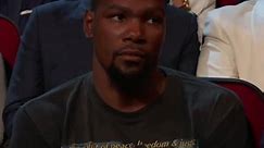 ESPN - That Kevin Durant staredown though ...