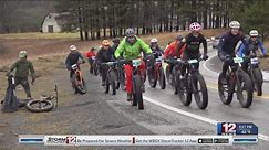 Bikers race through mud and snow in 'Canaan Valley Fat 50K'