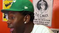 Here’s a clip of a *new* interview I did with Tyler, The Creator at Camp Flog Gnaw ! Checkout the the *FULL* interview in my BIO ! Doot doo ! #tylerthecreator #nardwuaredits #nardwuar #dootdoo