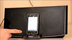Sony X series RDP-X200iP speaker dock with Bluetooth, review and sound test.