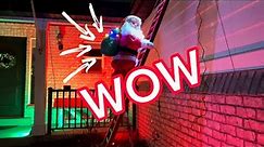 Mr. Christmas 10-Foot Climbing Santa Review! 🎅🏽🎄 | Must-Have Outdoor Christmas Decoration 🌟