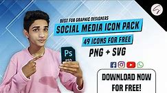 49 Social Media Icons Pack Free Download | PNG, PSD & Vector Files | SHAAD RAZVI