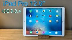 Unboxing an iPad Pro 12.9" 1st Gen on iOS 9