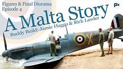Spitfire Mk.Vc. Trop. Malta Story Ep 4- The base and figures - Buddy Build with Jamie Haggo