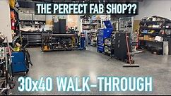 30x40 Garage Shop Tour | Fab Shop or Man Cave?