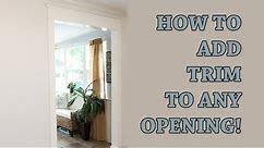 How to Add Trim for Cased Opening