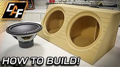 How to build - Wedge Subwoofer Box Enclosure! SIMPLE & LOUD!?
