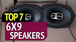 Best 6x9 Car Speakers