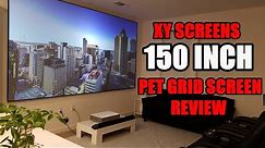 XY Screen 150 Inch PET Grid Screen Review