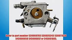 Replacement Carburetor for Poulan Chainsaw 1950 2050 2150 2375 Replaces Walbro WT 89 891 Replaces Zama C1UW8 C1UW14 Repl
