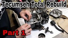 (Part 1) Tecumseh Small Engine Total Rebuild: A Complete Guide