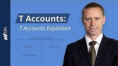 T Accounts: T Accounts Explained