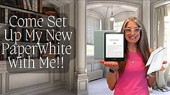 Let's Setup My New Kindle Paperwhite 2023 / Paperwhite Step-by-Step Set Up / How to Use a Kindle