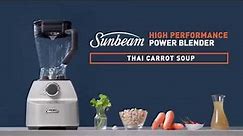 Thai carrot soup recipe | High Performance Power Blender | Sunbeam