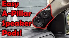 The quickest way to make speaker pods! Custom A-Pillars!