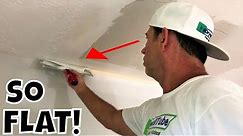 FLAT Ceiling Repairs and NO Cracks! Here's How
