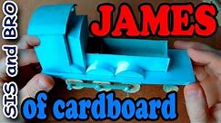 James train of cardboard | Cardboard Model Train Thomas and Friends | Step by step