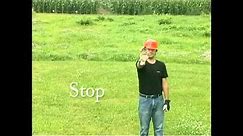 Hand Signals - Stop