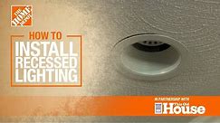 How to Install Recessed Lighting | The Home Depot with @thisoldhouse