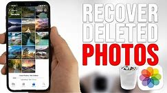 How to Recover Deleted Photos from iPhone [2023]